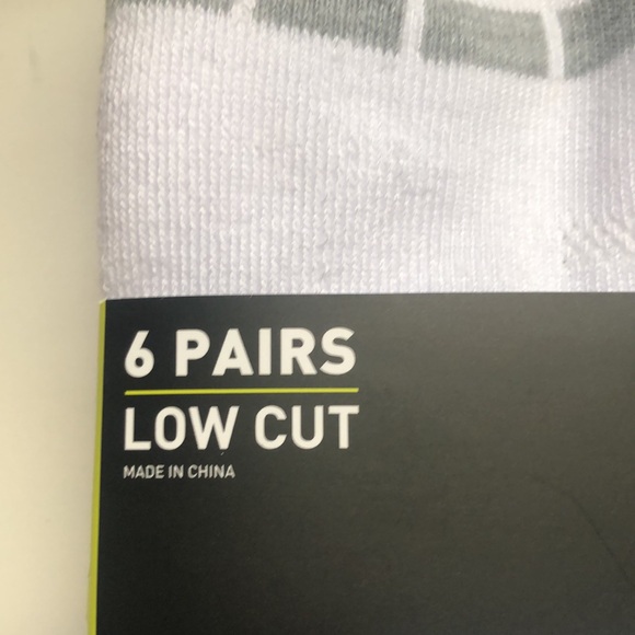 New Puma Socks Men’s Low Cut Socks 6 Pair White & Grey Athletic Casual Socks - Picture 7 of 12